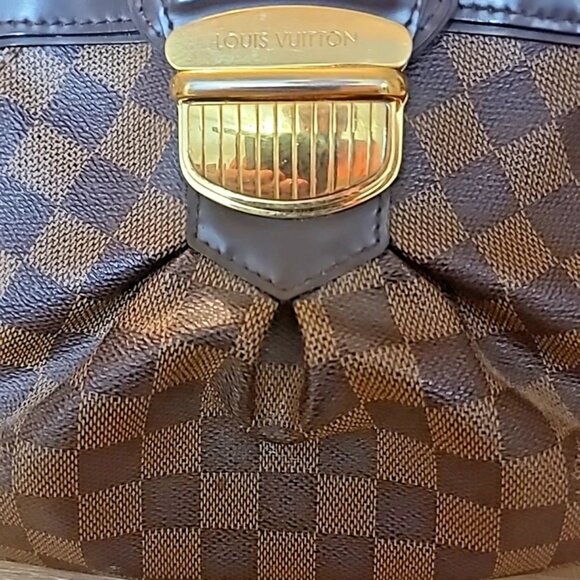 Authentic Louis Vuitton Siena MM Damier Ebene Crossbody Shoulder Handbag - Picture 14 of 16
